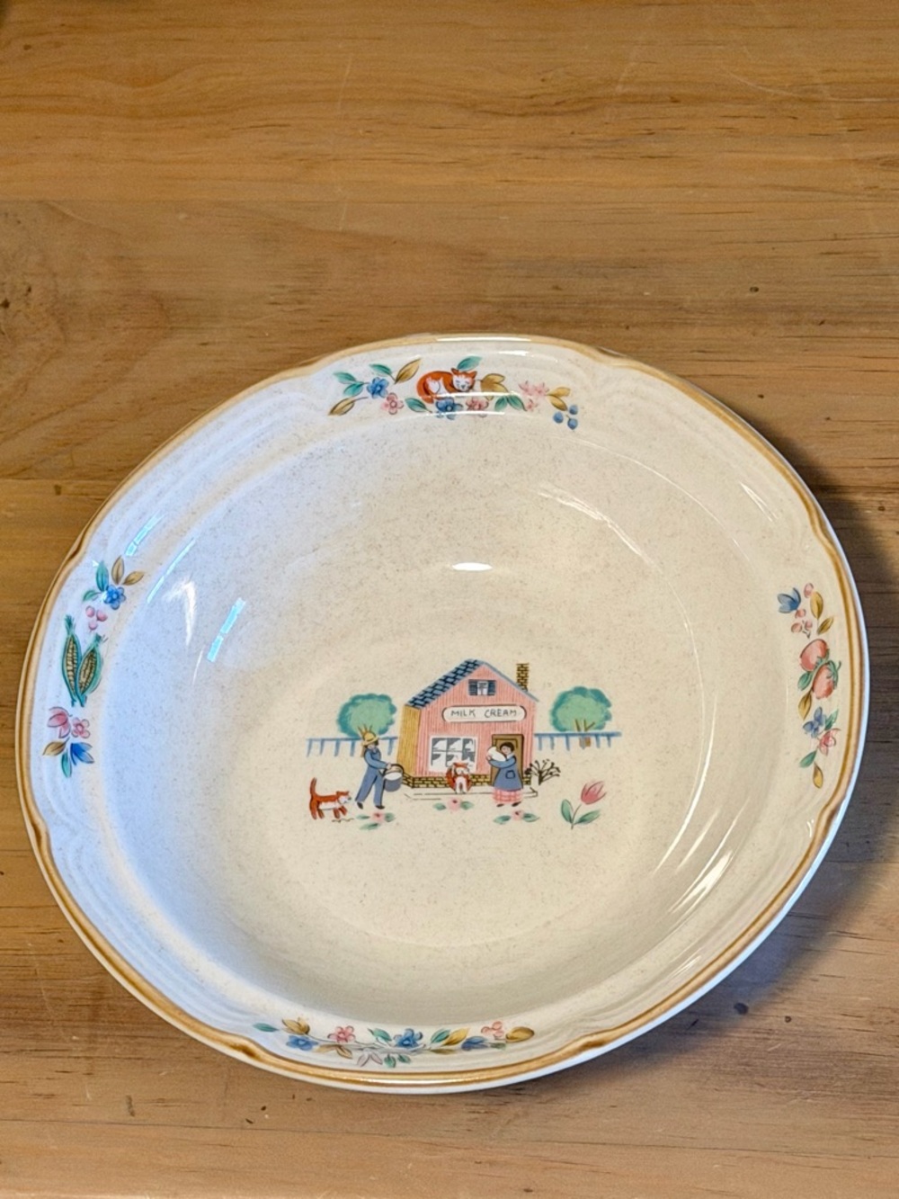 Intl Heartland Village Replacement Cereal Bowl Cottagecore Farmhouse